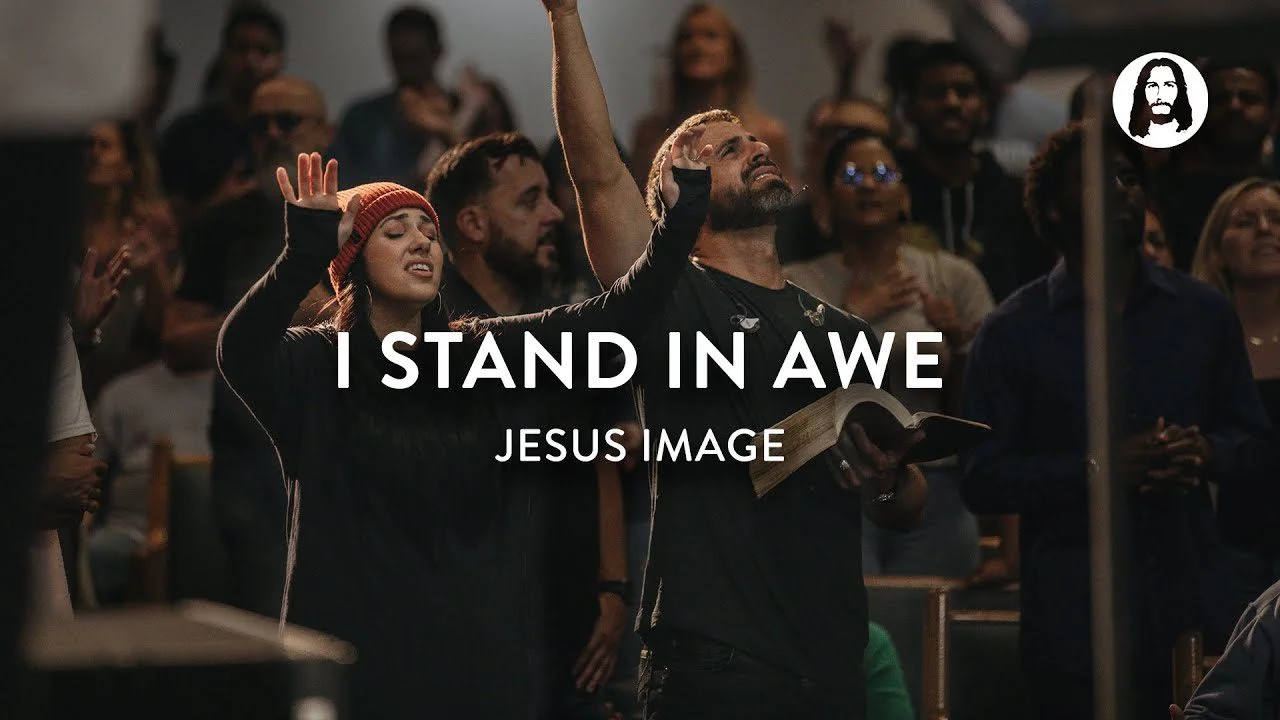 I Stand in Awe by Jesus Image