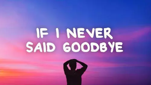 If I Never Said Goodbye by Jamie Grey 