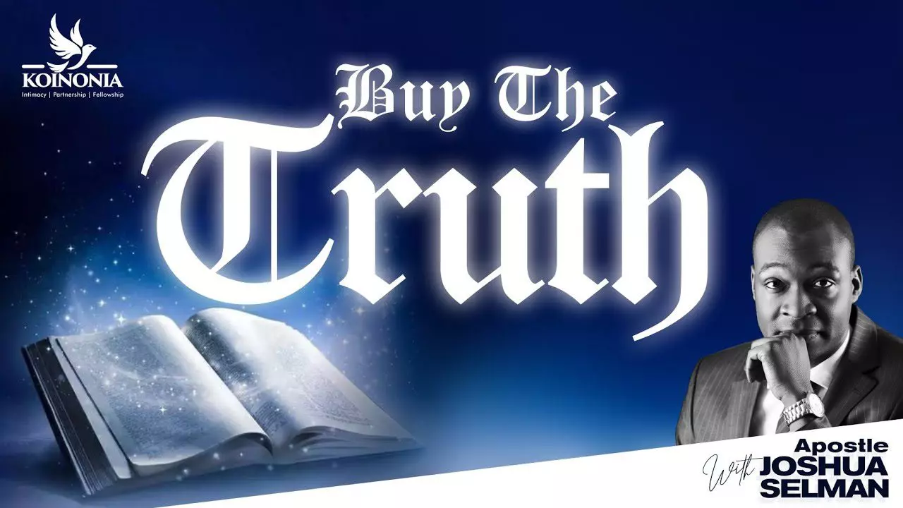 Buy The Truth by Apostle Joshua Selman