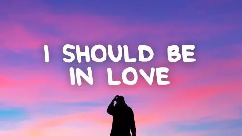 I Should Be In Love by BRDGS
