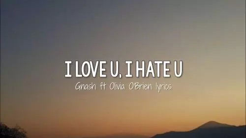 I Love U, I Hate U by Gnash ft Olivia O'Brien