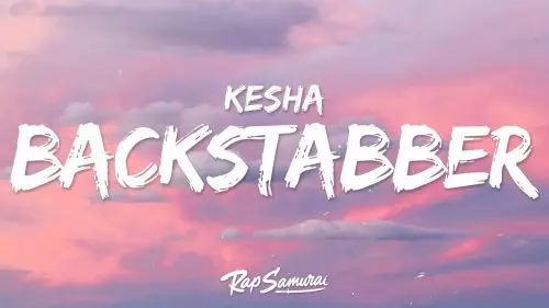 Backstabber by Kesha